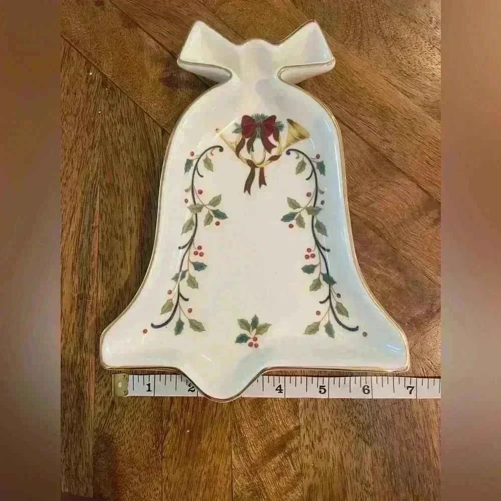 Mikasa holiday bell dish